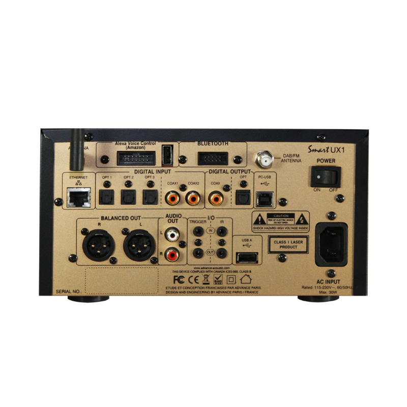 Advance Paris UX-1 Streamer di rete con lettore CD e convertitore DAC